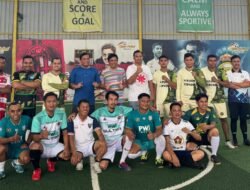 Kejari Bersama PWI Konsel Gelar Laga Futsal Persahabatan