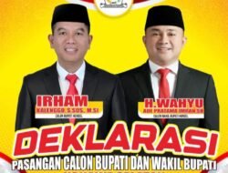 Hari Ini Bapaslon Kada Irham – Wahyu Deklarasi dan Daftar di KPU