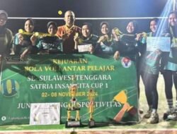 SMAN 1 Tiworo Tengah Juarai Turnamen Bola Voli Yayasan Satria Insan Cita, La Isra Ucapkan Selamat