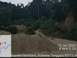 Tambang Batu Ilegal di Poleang Timur, Diduga Kerap Suplai Kebutuhan Pengaspalan Jalan di Bombana