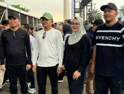 Irham – Wahyu bersama Cakada lainnya  Ikuti Geladi Kotor di Monas Jelang Pelantikan di Istana