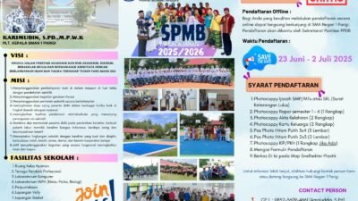 Sambut Siswa Baru 2025, SMA 1 Parigi Siap Tingkatkan Ilmu Pengetahuan dan Keterampilan Lewat Program Unggulan