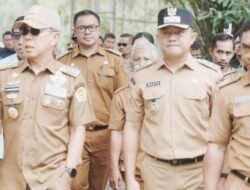 Wabup Konsel Dampingi Gubernur Sultra Tinjau Lokasi Pembangunan SMA Garuda