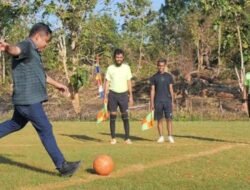 La Isra Buka Kejuaraan Sepak Bola Mini Sangia Cup ll di Desa Wadolao