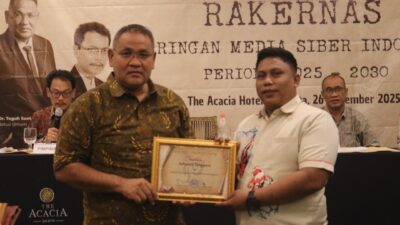 JMSI Sultra Sabet Golden Sertifikat atas Tata Kelola Organisasi Terbaik