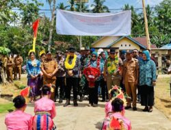 Berkunjung dan Resmikan Aula Serbaguna di Laonti, Begini Pesan Bupati Konsel 