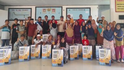 Komitmen Kader Gerindra Dalam Memenuhi Aspirasi Petani, La Isra Bagikan Puluhan Alsintan Dua Desa di Bone