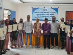 Jelang Purna Tugas, Kantah BPN Muna Bakal Bagikan 2935 Sertipikat Hasil PTSL, Redistol dan KT 2025