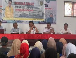 Ridwan Bae Gelar Sosialisasi Empat Pilar Bersama Masyakat Mataowoi Kendari