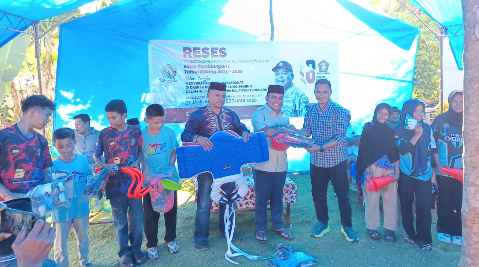 Selaku Anggota DPRD Sultra Fraksi Gerindra, Aksi Nyata La Isra Bantu Atlet Taekwondo Bone Tondo Menuai Apresiasi