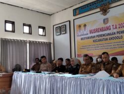 Pemerintah Kecamatan Andoolo Gelar Musrenbang, Para Kades Curhat