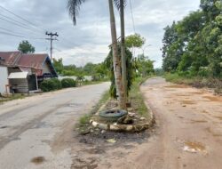 Jalan di Ibukota Kabupaten Konsel Rusak Parah