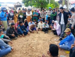 Tolak Pembangunan Jetty PT TIS, Warga Desa Bangun Jaya Gelar Aksi Demontrasi