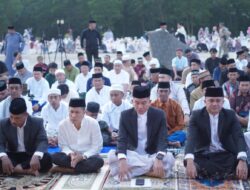 Gelar Salat Idul Fitri 1447 H di Pelataran Kantor Bupati, Ribuan Jamaah Tumpa Ruah 