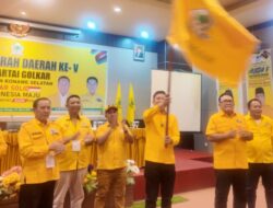 Aklamasi, Irham Kalenggo Kembali Pimpin Golkar Konsel