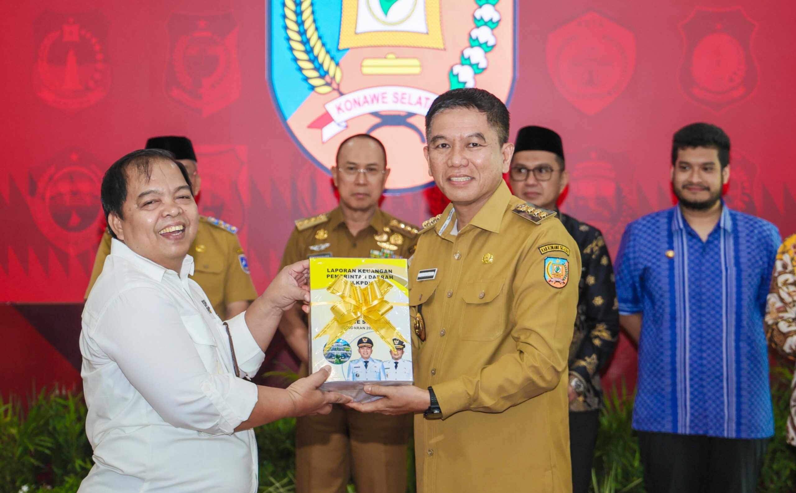 Pemda Konsel Serahkan LKPD  Tahun 2025 ke BPK RI