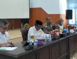 Hamrin Pimpin Rapat Tindak Lanjut Monitoring dan Evakuasi bersama Kepala OPD 