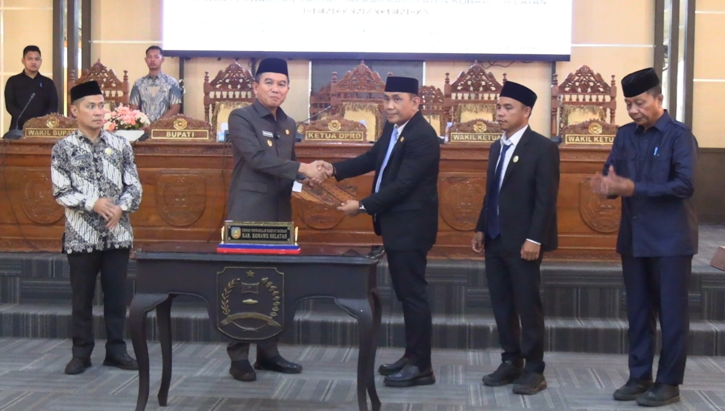 Gelar Paripurna, LKPJ Bupati Konsel Tahun 2025 Kelar