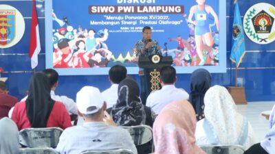 Gelar Diskusi Olahraga, SIWO PWI Lampung Matangkan Kesiapan Porwanas 2027