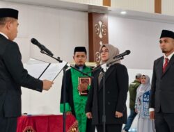 Dirut dan Dewas Perusda Wawowonua Dilantik Bupati 