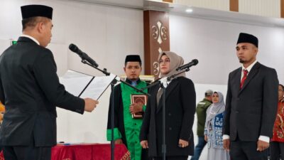 Dirut dan Dewas Perusda Wawowonua Dilantik Bupati 