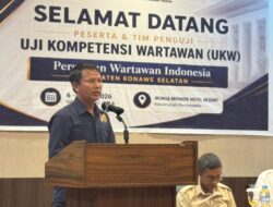PWI Konsel Gelar UKW, Kadis Kominfo Didaulat Buka Kegiatan