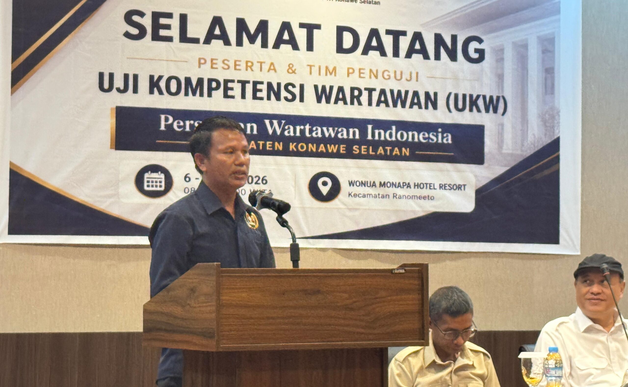 PWI Konsel Gelar UKW, Kadis Kominfo Didaulat Buka Kegiatan