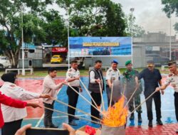 Kanwil Ditjenpas Musnakan Ratusan Hampone Hasil Razia Dari Lapas dan Rutan