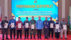 Sulteng Terus Bertumbuh, 50 Persen Bidang Tanah Telah Bersertipikat, Wamen ATR/BPN Beri Apresiasi