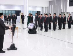 Menteri ATR/BPN Ajak 130 Pejabat Yang Baru Dilantik Berikan Pelayanan Pertanahan Yang Adil