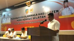 Wahyu Ade Pratama Imran Terpilih Aklamasi Pimpin KONI Konsel