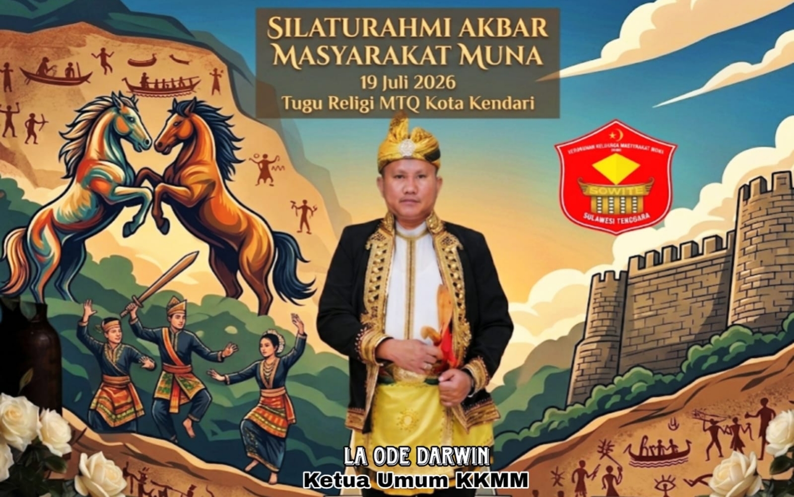 Bangkitkan Kejayaan Kawunaha, KKMM Sultra Siapkan Festival Budaya Muna