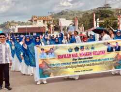 Ikut Pawai Ta’aruf MTQ Provinsi di Konawe, Pemda Konsel Bakal Tampil Terbaik