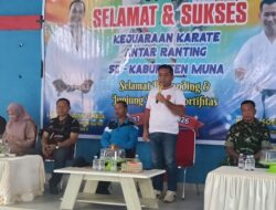 Dojo Lemkari Koramil 1416-03 Tongkuno Sukses Gelar Tournamen Karate Antar Dojo se-Sultra