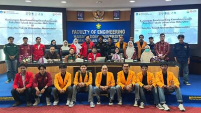 Fakultas Teknik UHO Perkuat Tata Kelola Organisasi Mahasiswa Melalui Kunjungan ke Fakultas Teknik Unhas