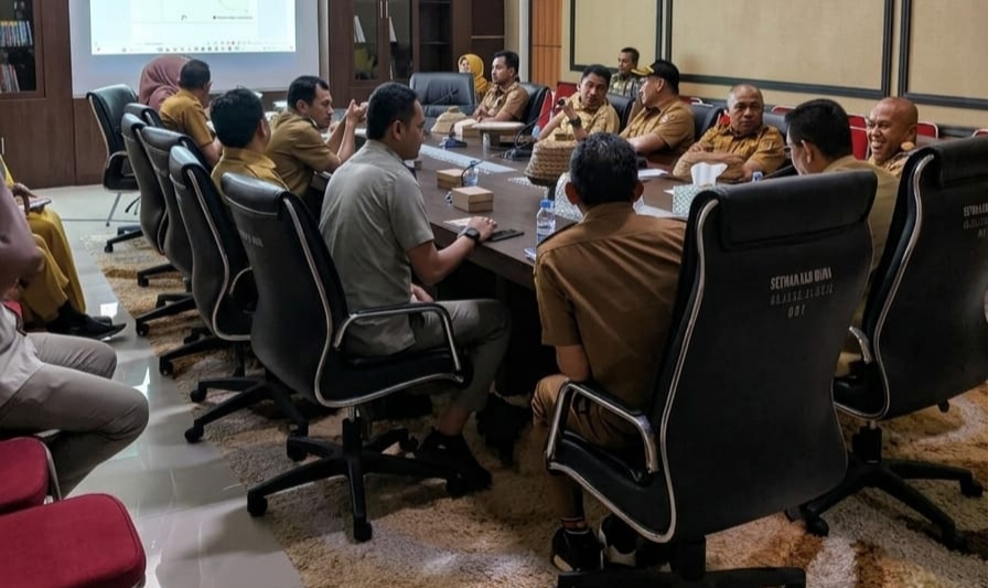 Rakor BPN Muna dan Pemda Bahas Percepatan Penyelesaian Sengketa Tanah Aset Daerah