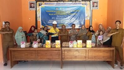 PT Ifishdeco Tbk Bekerjasama Puskesmas Tinanggea Turunkan Stunting
