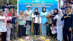 Dinkes Konsel Bersama Ifishdeco Gelar Senam dan Pemeriksaan Kesehatan Gratis