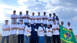 Sambut HUT Kabupaten Muna dan HUT RI ke-81, BPN Muna Antusias Ikuti Jalan Santai Bersama