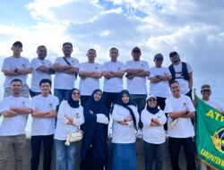 Sambut HUT Kabupaten Muna dan HUT RI ke-81, BPN Muna Antusias Ikuti Jalan Santai Bersama