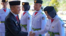 Pasukan Pengibar Bendera HUT RI di Konsel Dikukuhkan Bupati