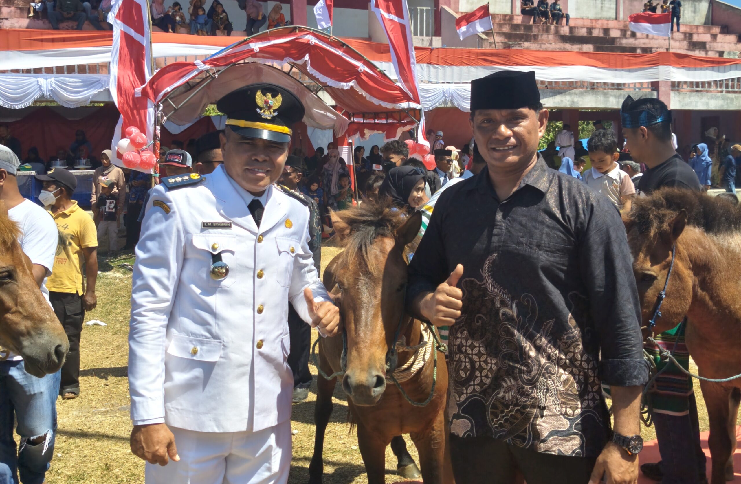 Camat Parigi Sebut Pogiraha Adhara di HUT RI ke-81 Tingkat Kecamatan Parigi Sebagai Bentuk Pelestarian Budaya