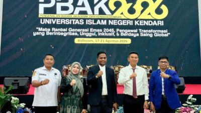 Dihadapan Mahasiswa UIN Bupati Konawe Selatan Gaungkan Nilai Antikorupsi, Hindari Narkoba dan Integritas