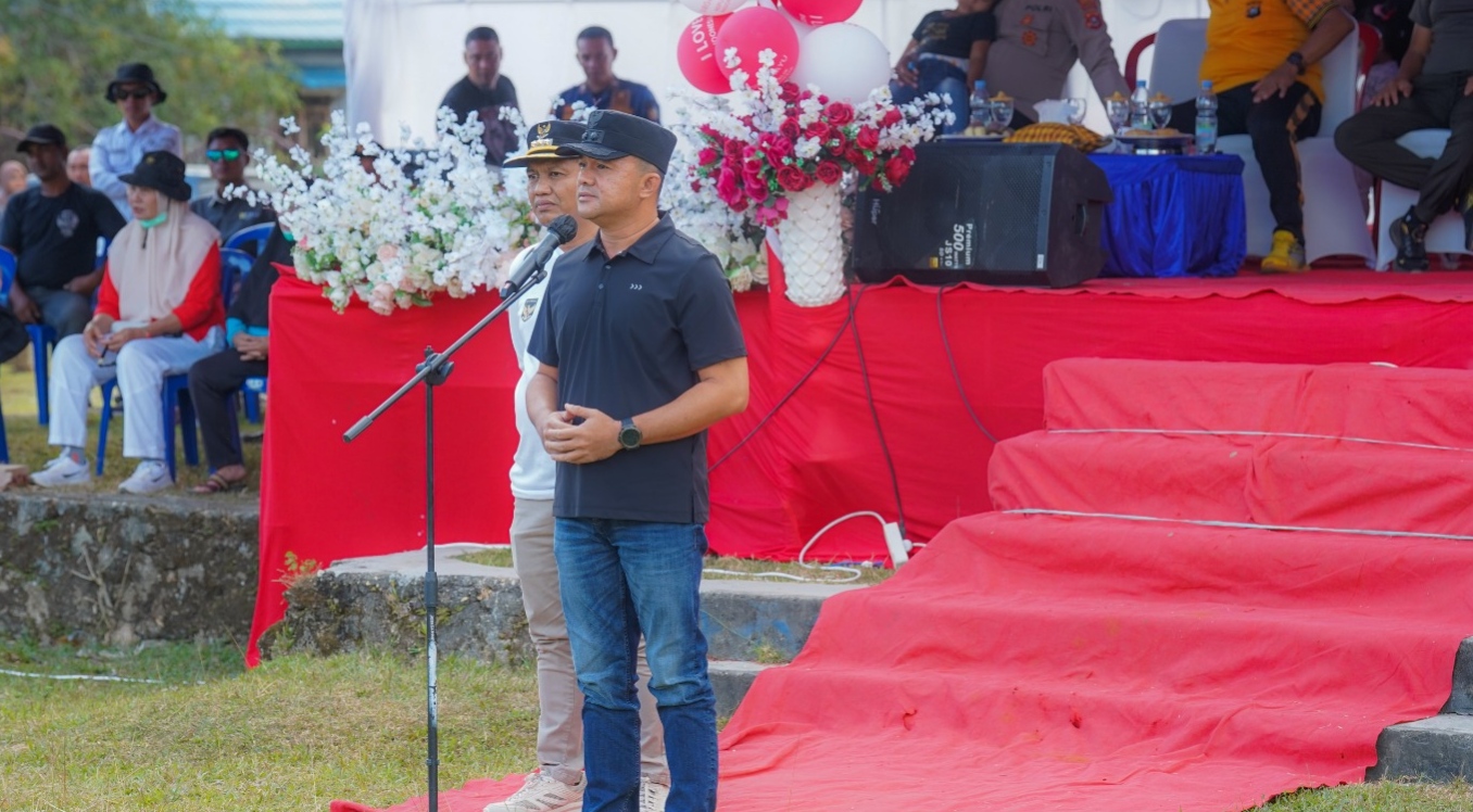 Wahyu Ade Pratama Imran Buka Porseni Kecamatan Andoolo