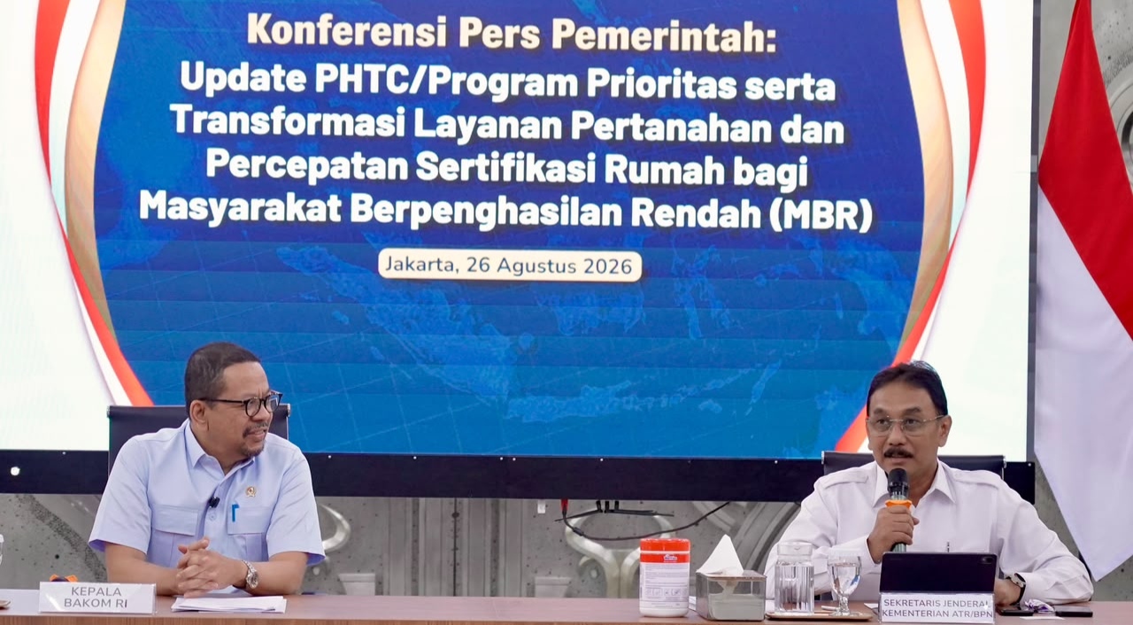 Sekjen ATR/BPN Jelaskan Tiga Transformasi untuk Percepat Layanan Pertanahan kepada Masyarakat