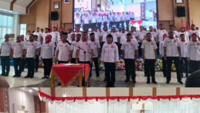 Pengurus KONI Konsel Dikukuhkan, Wahyu Ketua, Jabal Nur Sekretaris
