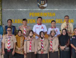 Tim Pramuka Konsel Tiba dan Disambut Pemerintah