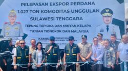 Wabup Konsel Dampingi Gubernur dan Menteri Ekport Perdana di Arongo