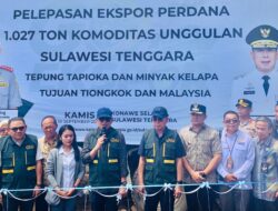 Wabup Konsel Dampingi Gubernur dan Menteri Ekport Perdana di Arongo