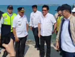 Kunker di Mubar, Ridwan Bae Ajak Sekjen Kementrian Transmigrasi dan BWS IV Kendari